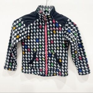 Columbia Rainbow Printed Fleece Jacket Full-Zip Kids Girl Boy 6/6X